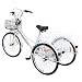 Yonntech Triciclo para Adultos 24" 7 velocidades Bicicleta para Adultos Bicicleta 3...