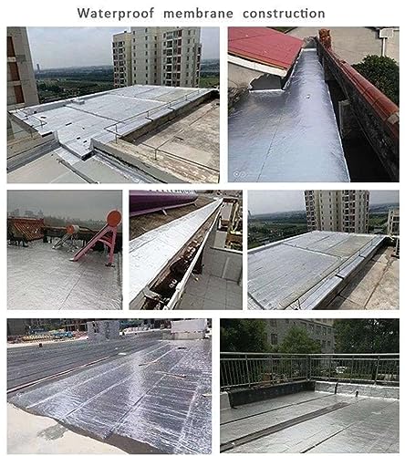 Taśma bitumiczna z folii aluminiowej, samoprzylepna, wodoodporna taśma uszczelniająca do napraw dachów, rynn i szczelności, 0,5 x 15 m