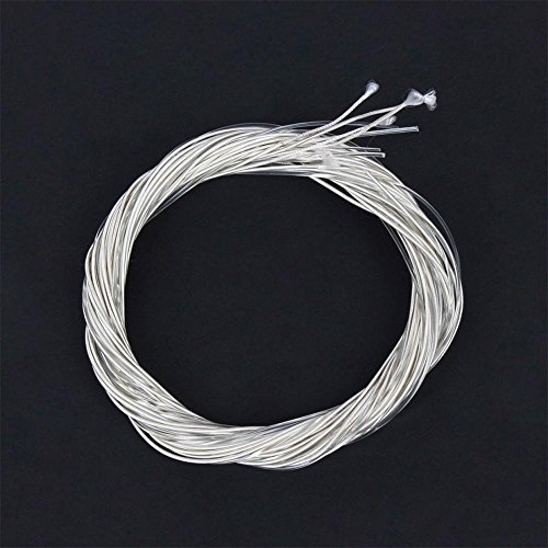 Oud Strings, Nylon Silver Plated Copper Alloy Clear Normal Tension Oud Strings Set Replacement Accessory (12 Strings) Other String Instrument Accessories - Thumbnail 7