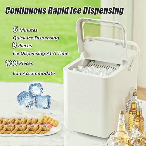 Máquina Portátil para Fabricar Hielo de Mostrador miniatura 3