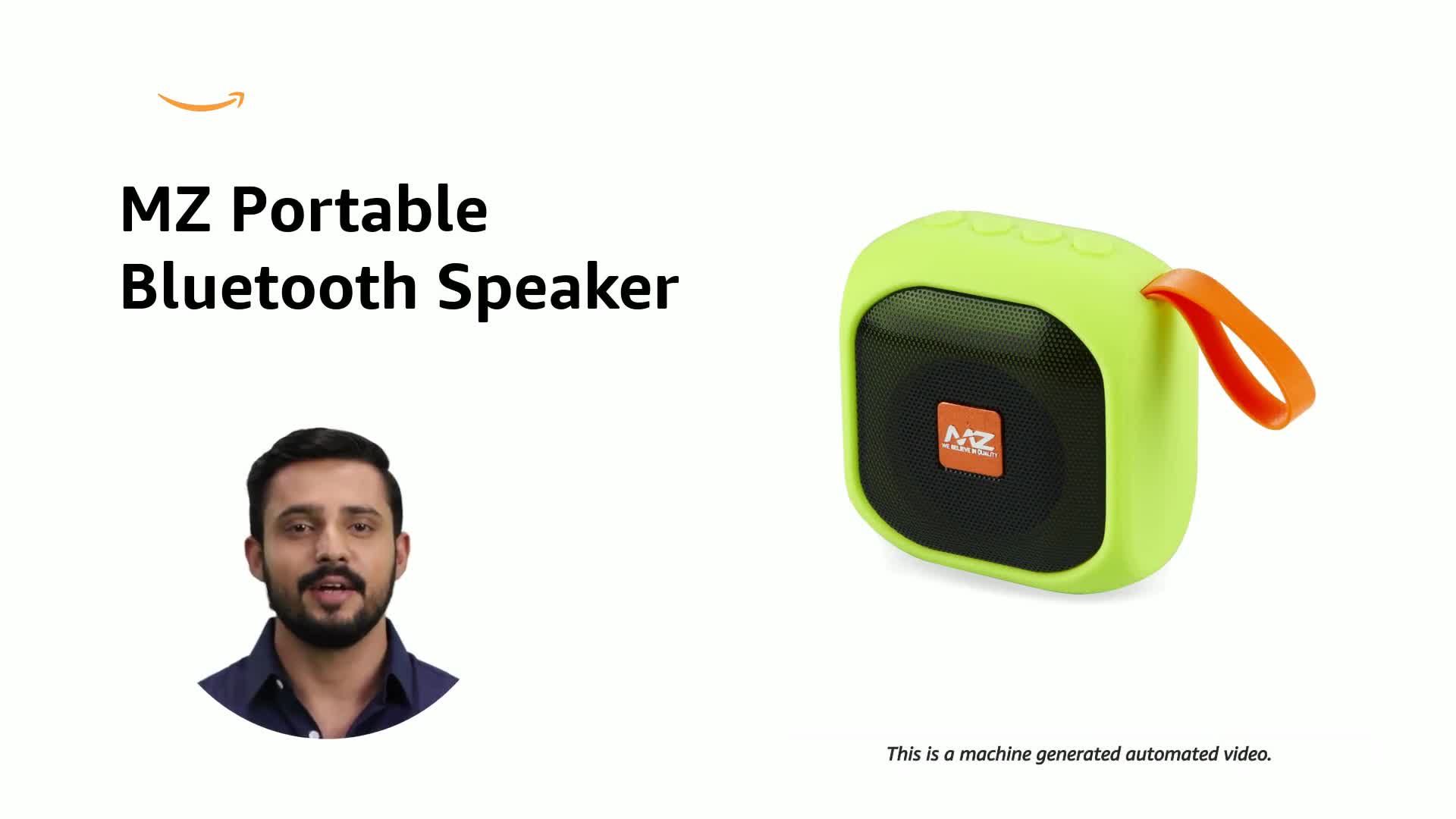MZ M29VP Portable Bluetooth Speaker - Greem | Dynamic Thunder