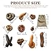 Aebor 10 Pieces Fake Poo Realistic Fake Turd Prank Floating Poo, Fake Dog Poop Toys with Drawstring Bags for Halloween April Fools' Day Prank Party Supplies