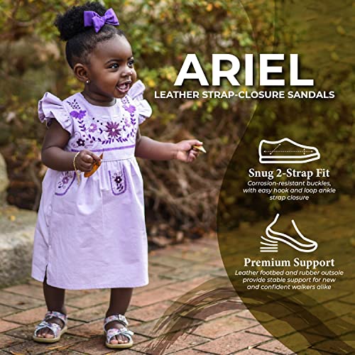Image of FOOTMATES Ariel and Eco-Ariel Waterproof Sandals for Girls and Boys with Slip-Resistant, Non-Marking Outsoles and Strap Closure