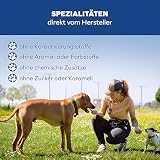 Tiernahrung Schwenner Rinderdörrfleisch für Hunde - 8-12 cm leckere Kaustangen - Hundeleckerli aus Trockenfleisch - 2500g Hundesnack