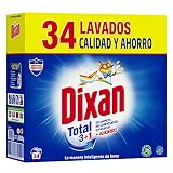 Envío: Dixan Polvo Total 3+1, Detergente en Polvo para Lavadora, jabón quitamanchas para ciclos de 20 a 95°C, limpieza, luminosidad y frescor