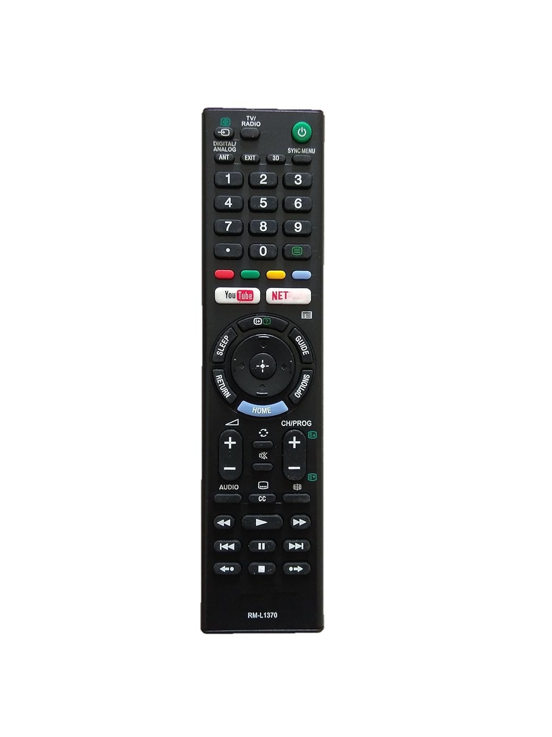 RM-L1370 Remote Control Compatible for LCD LED TV Sony YouTube & Netflix