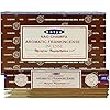 Satya 01344 Aromatic Frankincense Incense Sticks, 12 Packs x 15g, us:one Size