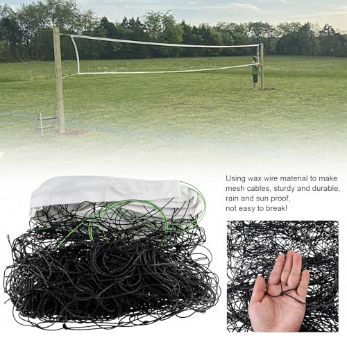 Filet de volley-ball professionnel d'extérieur en câble d'acier robuste - 2