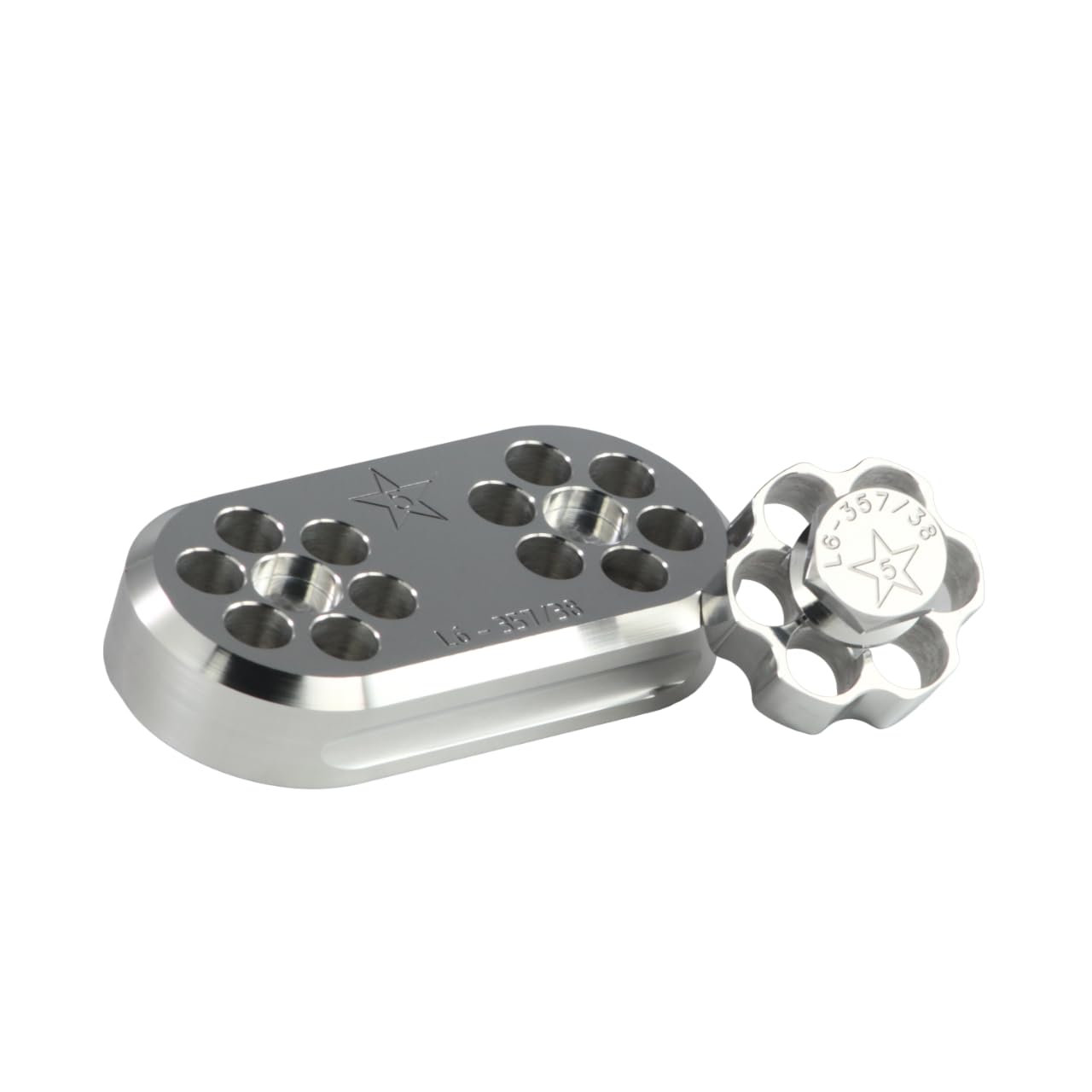 5 Star L6-357/38 Bedside Block Kit (6 Shot) fits Smith & Wesson 586, 686, 581, & 68,Ruger GP100, and Colt Python, Henry Big Boy Revolver