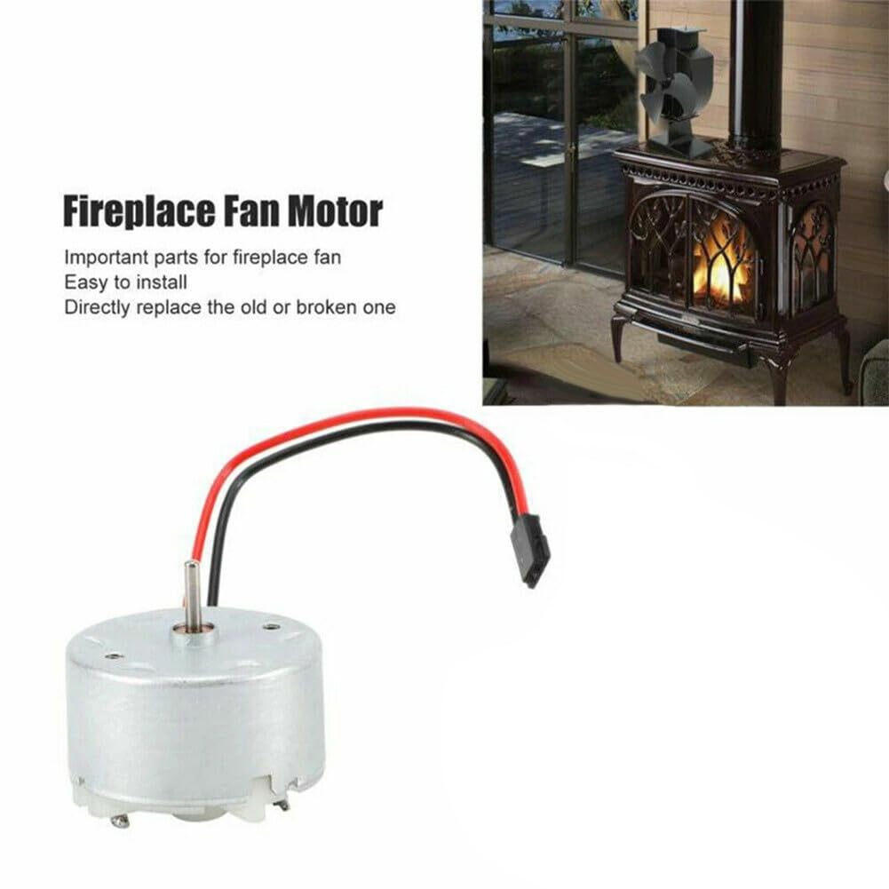Moteur de ventilateur de cheminée alimenté par la chaleur, pièces de rechange en métal pour poêle à bois ou ventilateur de cheminée, taille portable pour une installation facile
