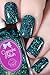 Blue Tourmaline - teal glitter holographic nail polish by Cupcake Polish