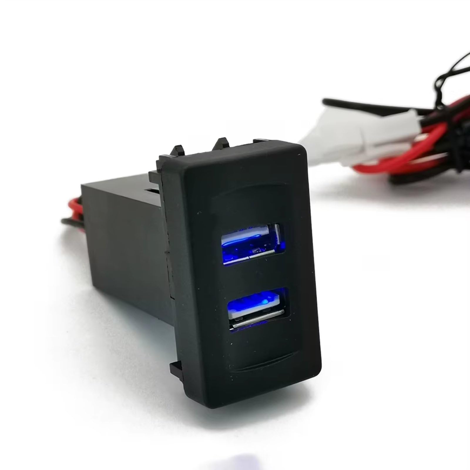 Prise USB Auxiliaire Compatible Avec VW Pour T4 Pour Passat Voiture 12V Double Adaptateur Chargeur Connecteur De Commutateur Interface USB AUX voiture