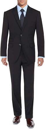 DTI BB Signature Mens Two Button 2 Piece Suit Ticket Pocket Jacket with Pant