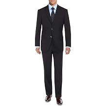 DTI BB Signature Mens Two Button 2 Piece Suit Ticket Pocket Jacket with Pant