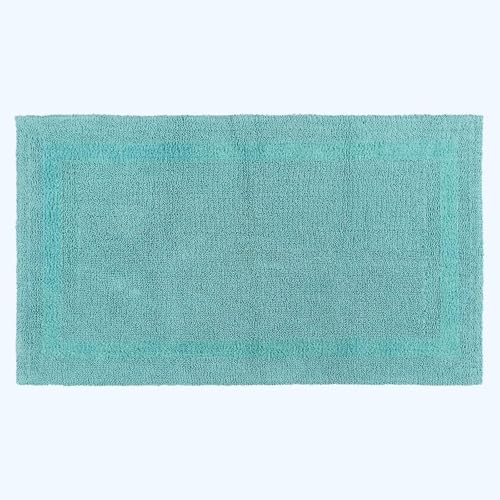 Homescapes Premium Badematte Aqua, Badvorleger 50x80 cm, Badteppich...