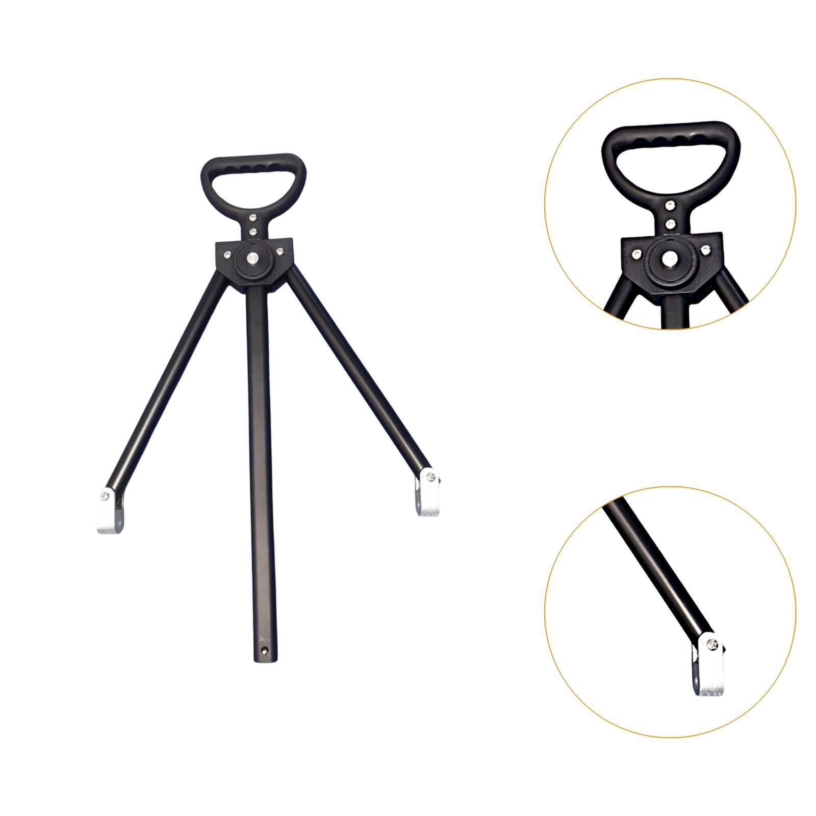 Homyl Mango de Repuesto para Carretillas, Práctico, Ergonómico, Ligero, Versátil, Negro, 1,9 cm de Ancho