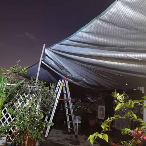 Voile d'ombrage en aluminium 99% pour le jardin et la pergola de toutes tailles - 4