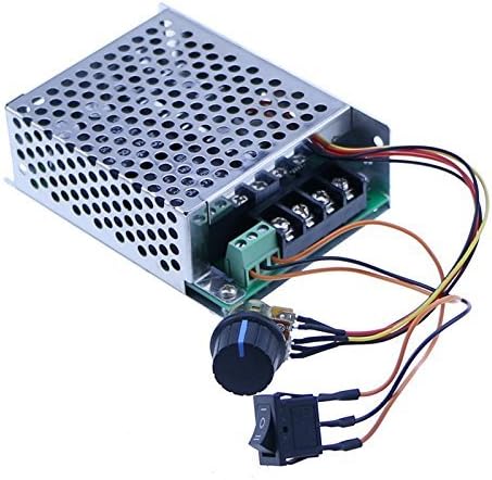 12v 24v 36v 48v 40A PWM DC Motor Speed Controller Forward Reverse Controller with Motor Down Switch Metal Shell Case