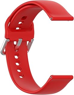 MasterUnion #2N06BA Bracelet de rechange pour montre connectée Galaxy Watch 4 42 mm, Rouge #2n06ba, M