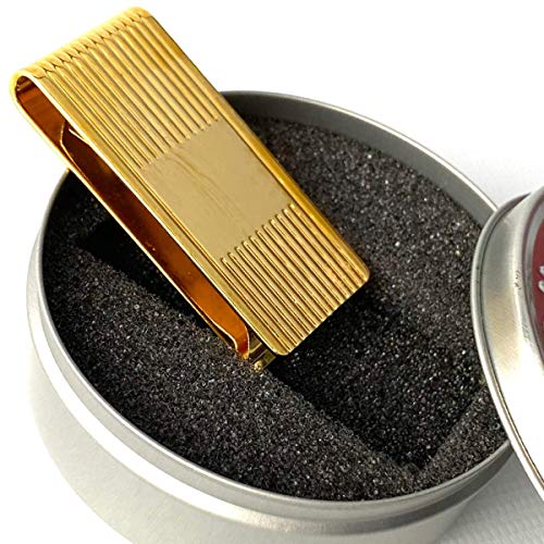 Simple Mans Standard Stainless Steel One Fold Money Clip with Tin Gift Box3