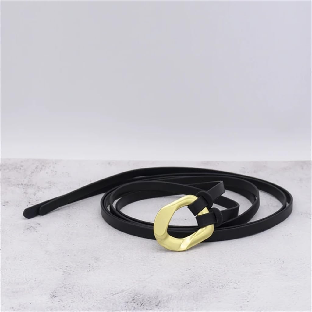 Regular Round Buckle Leather Extended Belt Knot Waist Rope Dress Decoration