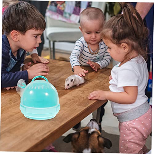 WOONEKY Gaiola Para Viagem De Hamster Bolsa De Viagem Transparente Mochila De Viagem Ao Ar Livre Moc