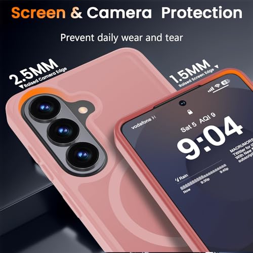 Image of WRJ Magnetic Case for Samsung Galaxy S23 6.1-Inch,Matte Pink