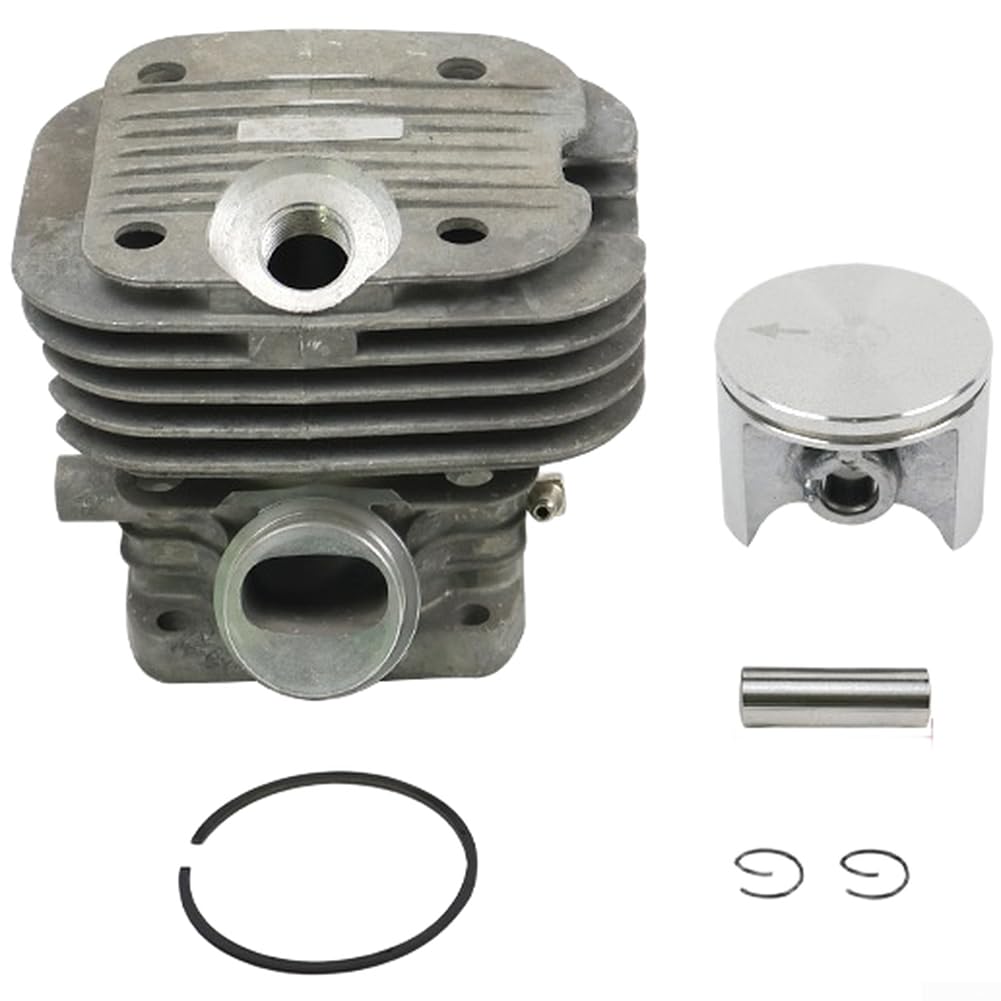 Cylindre de tronçonneuse pour piston - Kit d'assemblage pour PS350 PS351 - Kit de moteur de rechange compatible avec les pièces de réparation de cylindre 195131201
