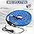 Richeer 25 FT Heated Drinking Water Hose for RV, 5/8" Inner Diameter Freeze Protection Down to -20°F/-28°C Energy-Saving Thermostat, Includes 3/4" Adapters, Fit for RV/Campers/Homes
