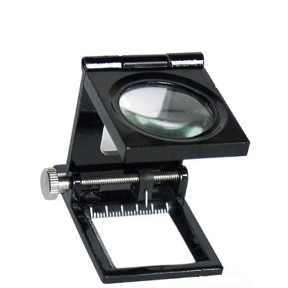 asdchZen Magnifyings,Educational Hobby S,Tri-Fold Magnifying Glass 10 Times With Folding Magnifying Glass 10 Times Photo-Distributing Mirror Keep It In Mind