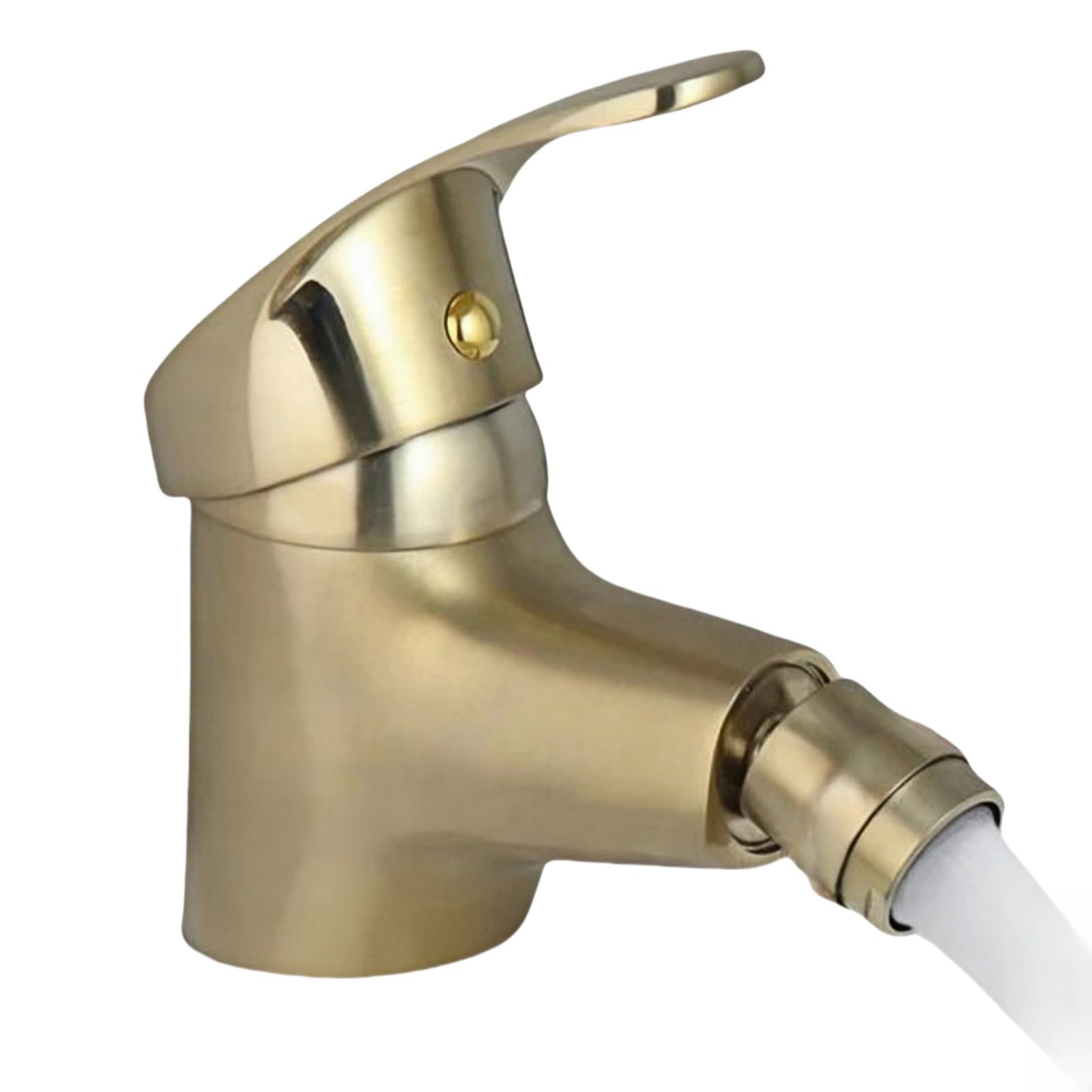Bidet Mixer Bidet Faucet Bathroom Brushed Gold Solid Brass Basin Faucet Basin Faucet Spout Tap Hot Cold Deck Mounted
