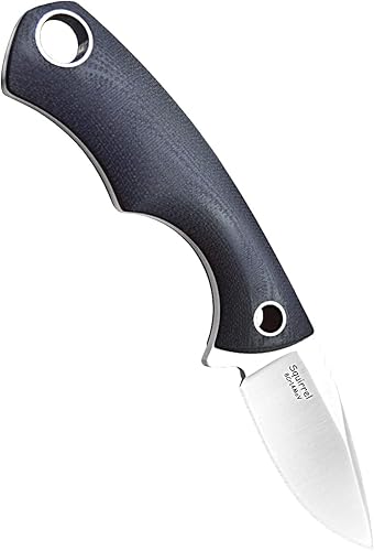 Miniatura 3 de TONIFE Cuchillo para el cuello, mini cuchillo de hoja fija de supervivencia al aire libre, cuchillo EDC de alta dureza, cuchillo de cuello portátil