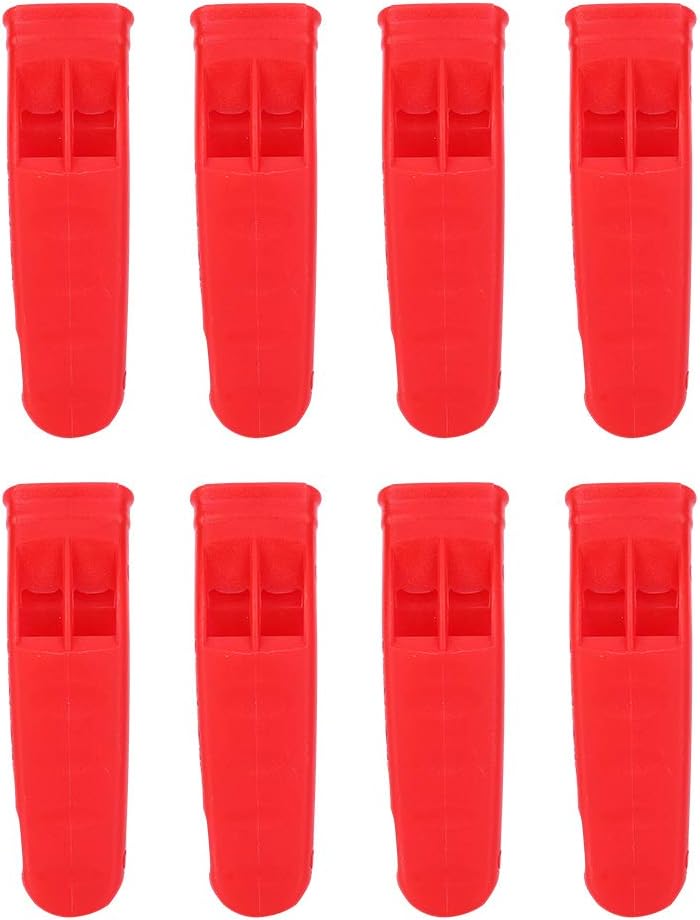 Safety Whistle Marine Whistle Plastic Whistles, Emergency Whistle, for Safety Boating Camping Hiking Hunting Survival Rescue Signaling