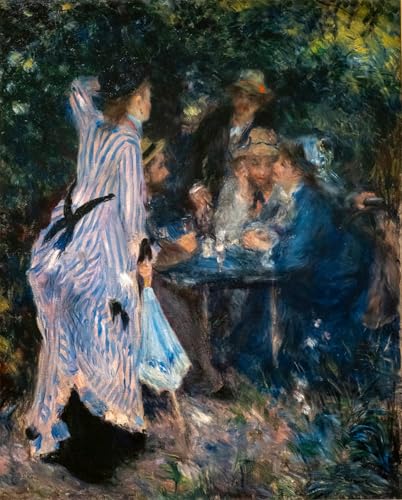 Lienzo artístico SERENDIPITP de Renoir: Elegante pintura mural de 60x90cm para salón y dormitorio