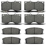 TALAMOYI Front Rear Ceramic Brake Pads S...