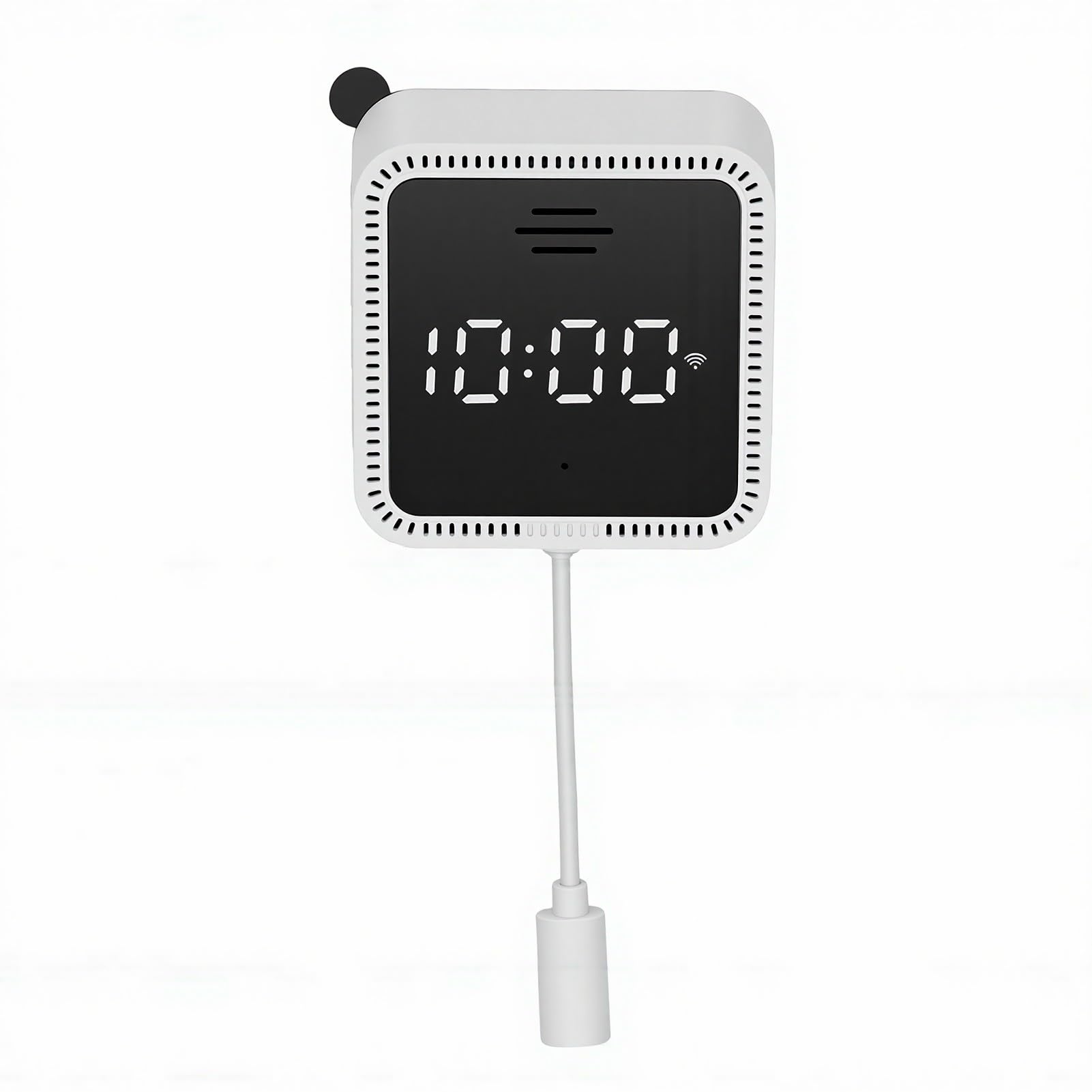 VBESTLIFE Kamera Okienna 3 MP 2K, Bez Wiertarki, Dwuzakresowe Wi-Fi (WHITE) | Kamera Bezpieczeństwa, Inteligentna Detekcja, Alarm w Czasie Rzeczywistym, z Wyświetlaczem Czasu, do Domowego Akwarium dla