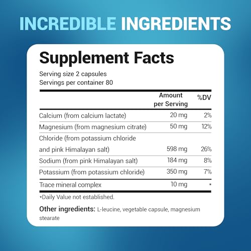Dr. Berg Electrolyte Capsules - Electrolyte Supplements for Supporting Energy, Endurance, and Hydration - Sugar Free, No Maltodextrin, Keto Friendly - 160 Caps - Image 8