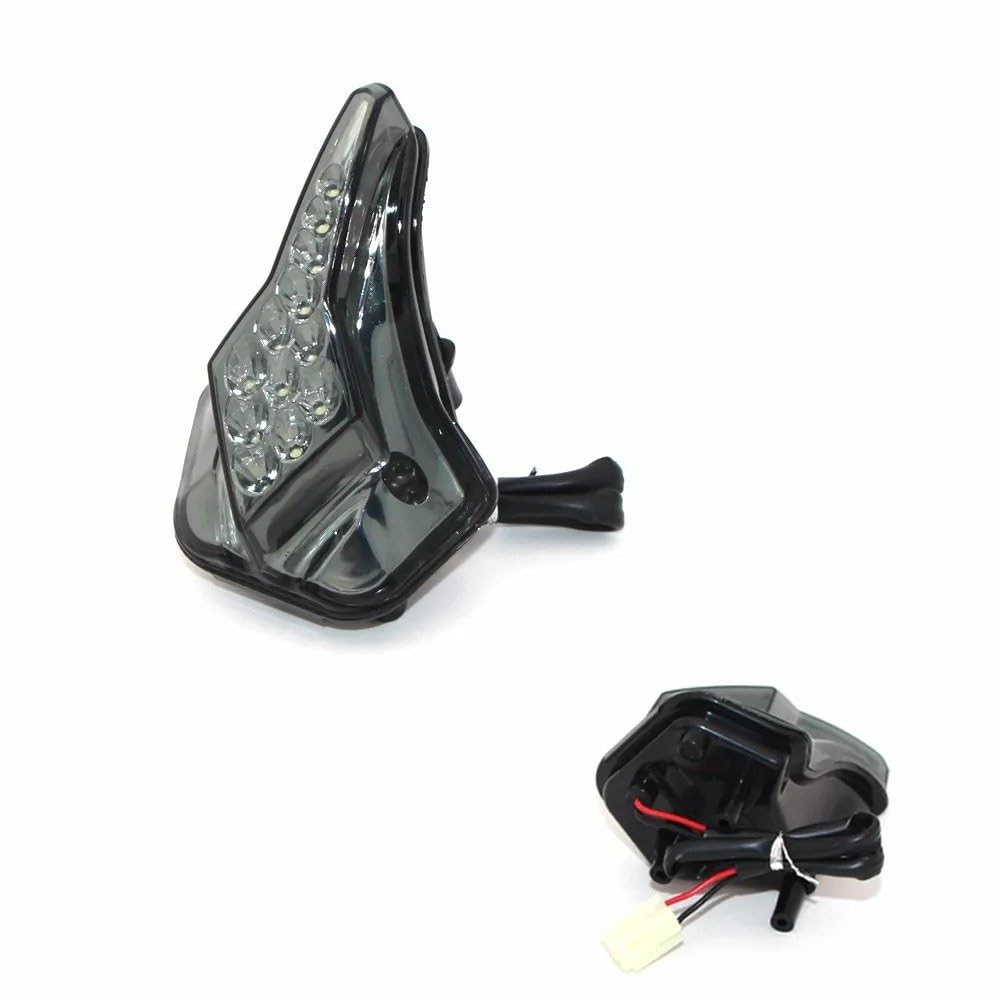 Moto Phare Avant Projecteur Moto Phare De Moto Antibrouillard Feu Avant pour YZF R6 pour YZF-R6 2008 2009 2010 2011 2012 Phare Feux De Circulation Assemblée(Le Noir)