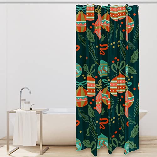 Rideau de douche imperméable avec 12 crochets lavable 152x182 cm - 3