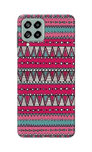 Image of Printed Hard Back Cover Case for Samsung Galaxy M53 5G Back Cover (Geometric Vintage Pattern) -1803
