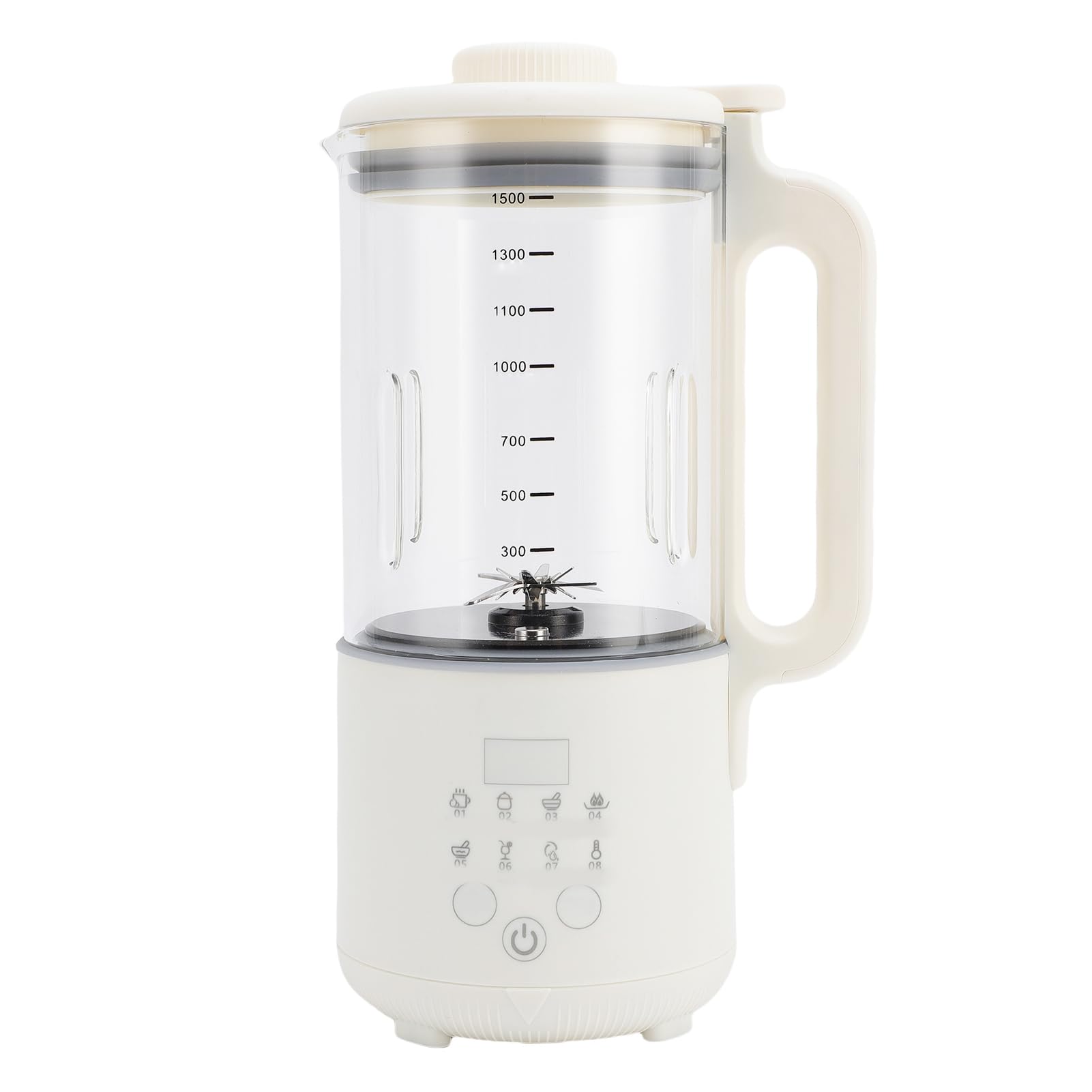 Dioche Maszyna do Produkcji Mleka 120 W 1500 Ml Ekspres do Mleka Sojowego – Wielofunkcyjny Automatyczny Blender Orzechowego Domu – Wtyczka EU 220 V – Przygotuj Pyszne Mleko Orzechowe i Owsiane Bez