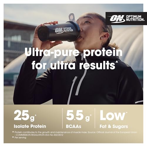 Optimum Nutrition ON Gold Standard 100% Isolate Pure Whey Protein, Naturally Occurring BCAAs and Glutamine, Pre and Post Workout, Strawberry Flavour, 31 Servings, 930 g - Image 4
