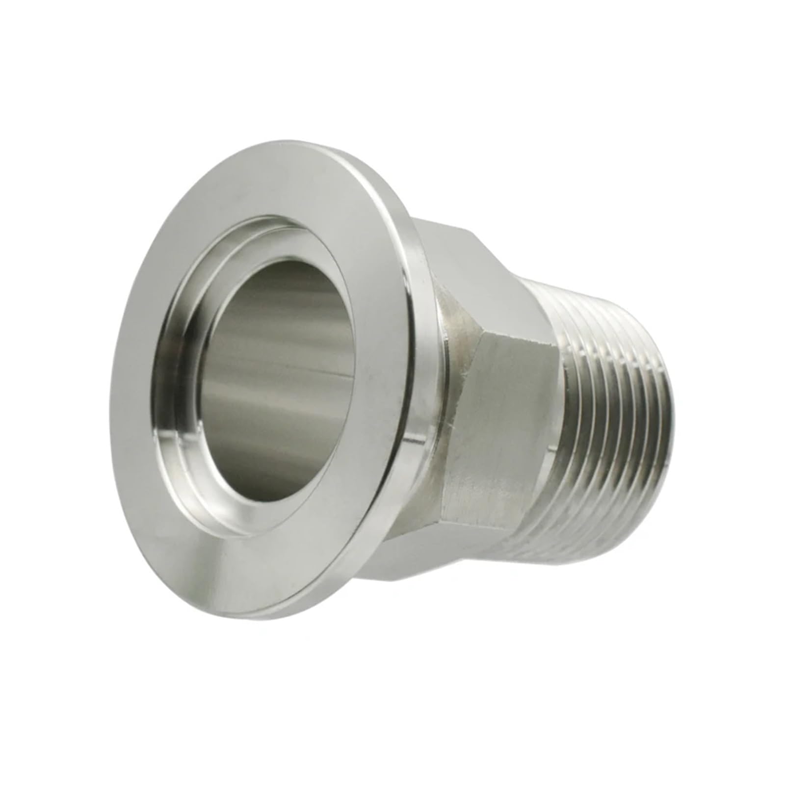 1 pieza KF50 2" 304 accesorios de brida rápida de acero inoxidable con rosca PT británica de 3/4" a 1"