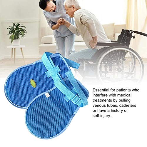 Fanwer-Dementia-Restraint-Gloves-2PCS-Control-Mitts-Safety-Hand-Glove-Restraint-Mitts-Gloves-to-Prevent-Scratching-for-adults-Dementia-Products-for-elderly-Helpful-to-Both-Wearer-and-Caregivers