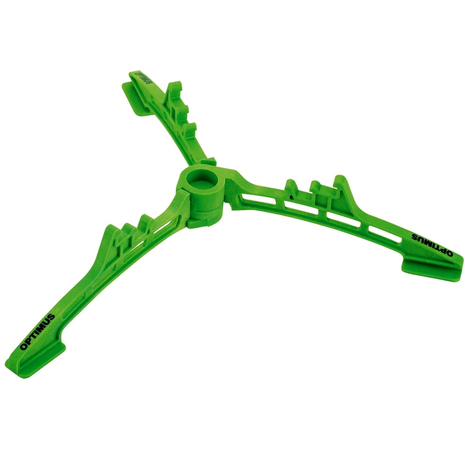 Supporto per Cartucce di Gas Optimus in Verde - Robusto Supporto per Cartucce per Fornelli da Campeggio, Pieghevole e in Nylon Antiurto, Fino a 450 g