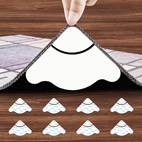 4X Rug Grippers Non-Slip Rug Pads For Area Rugs Reusable Rug Grippers