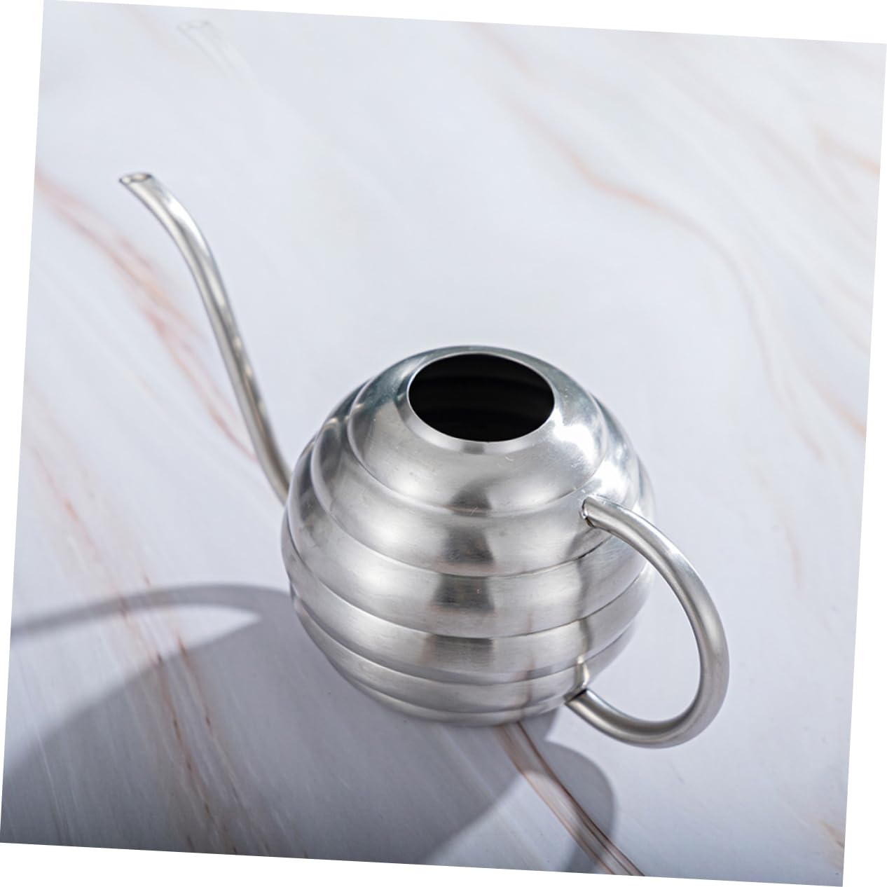 TOYANDONA Regadera De Acero Inoxidable Hervidor De Agua para Jardín Herramienta De Jardinería Regadera De Metal para Regar Plantas Interior o Exterior Pulverizador De Agua Pequeño