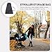 Beatifufu Stroller Storage Bag for Airplane Travel Water-Resistant Heavy-Duty Gate Check Stroller Cover with Lockable Drawstring and Dual Shoulder Straps Compatible with Most Baby Strollers