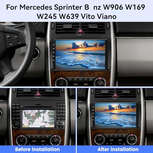 Autoradio Android Mercedes Vito W639 W906 tactile 9 Pouces Android Auto Bluetooth - 2