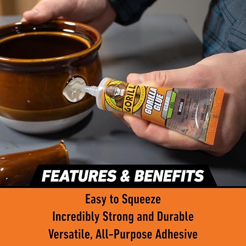 Gorilla Glue Clear Gel, 1.75fl.oz. Tube, (Pack of 1) - image 4
